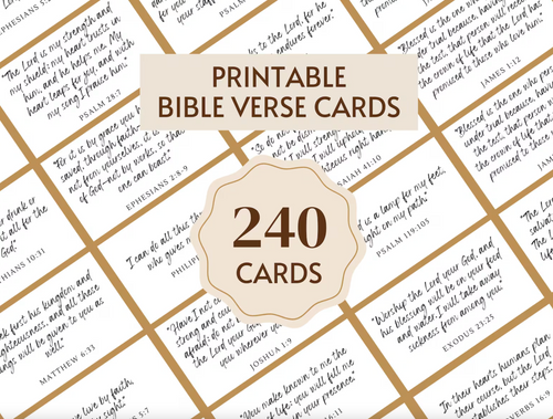 240 Printable Bible Verses