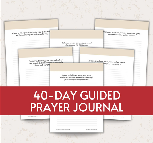 40-Day Prayer Journal