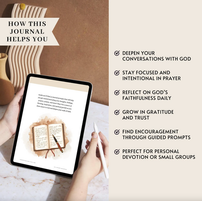 40-Day Prayer Journal