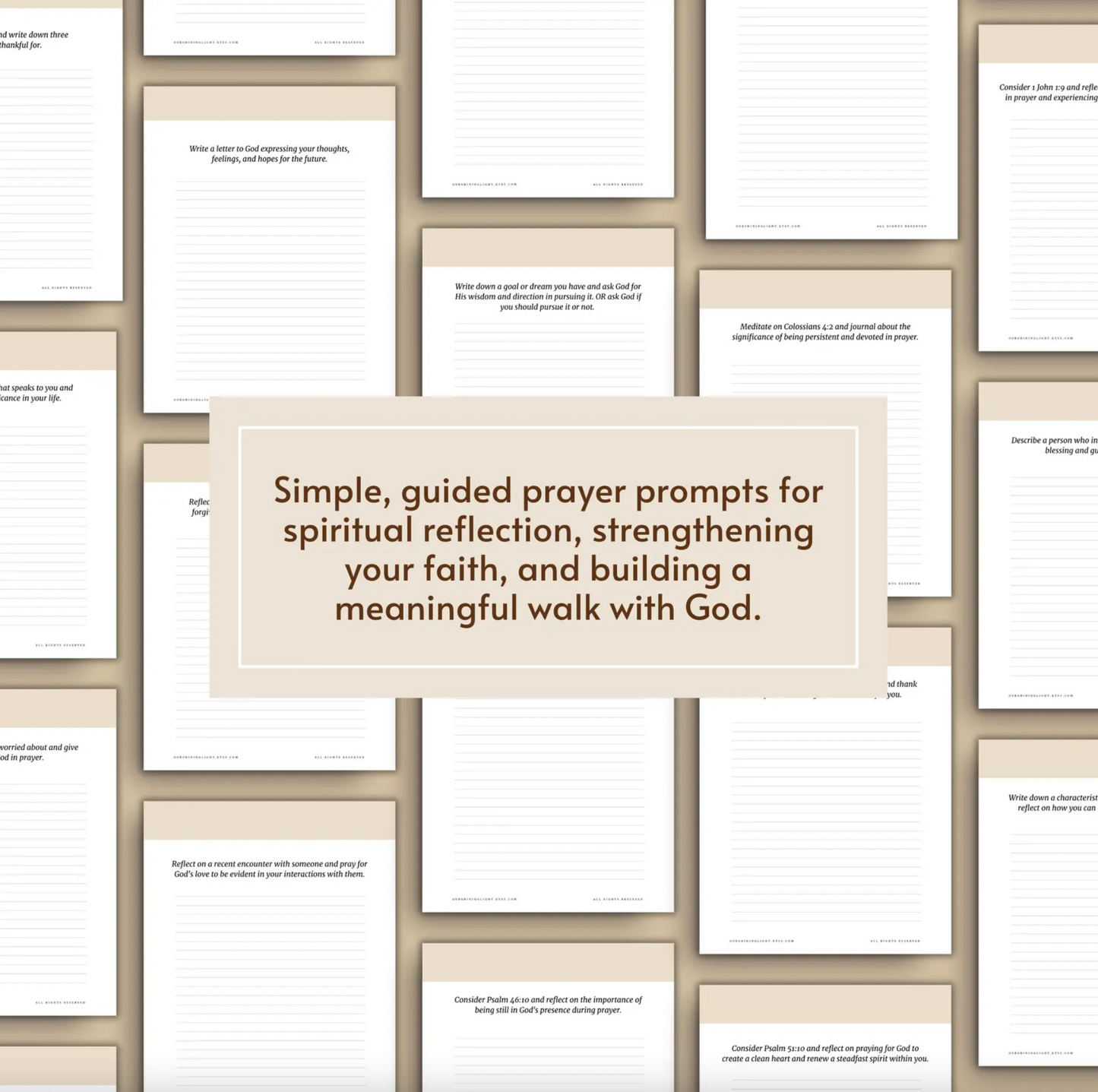 40-Day Prayer Journal