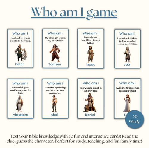 Who Am I? - Interactive Game to Learn