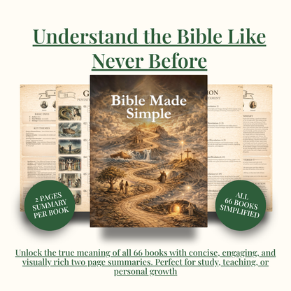 The Bible Made Simple – A Step-by-Step Guide to Understanding the Bible