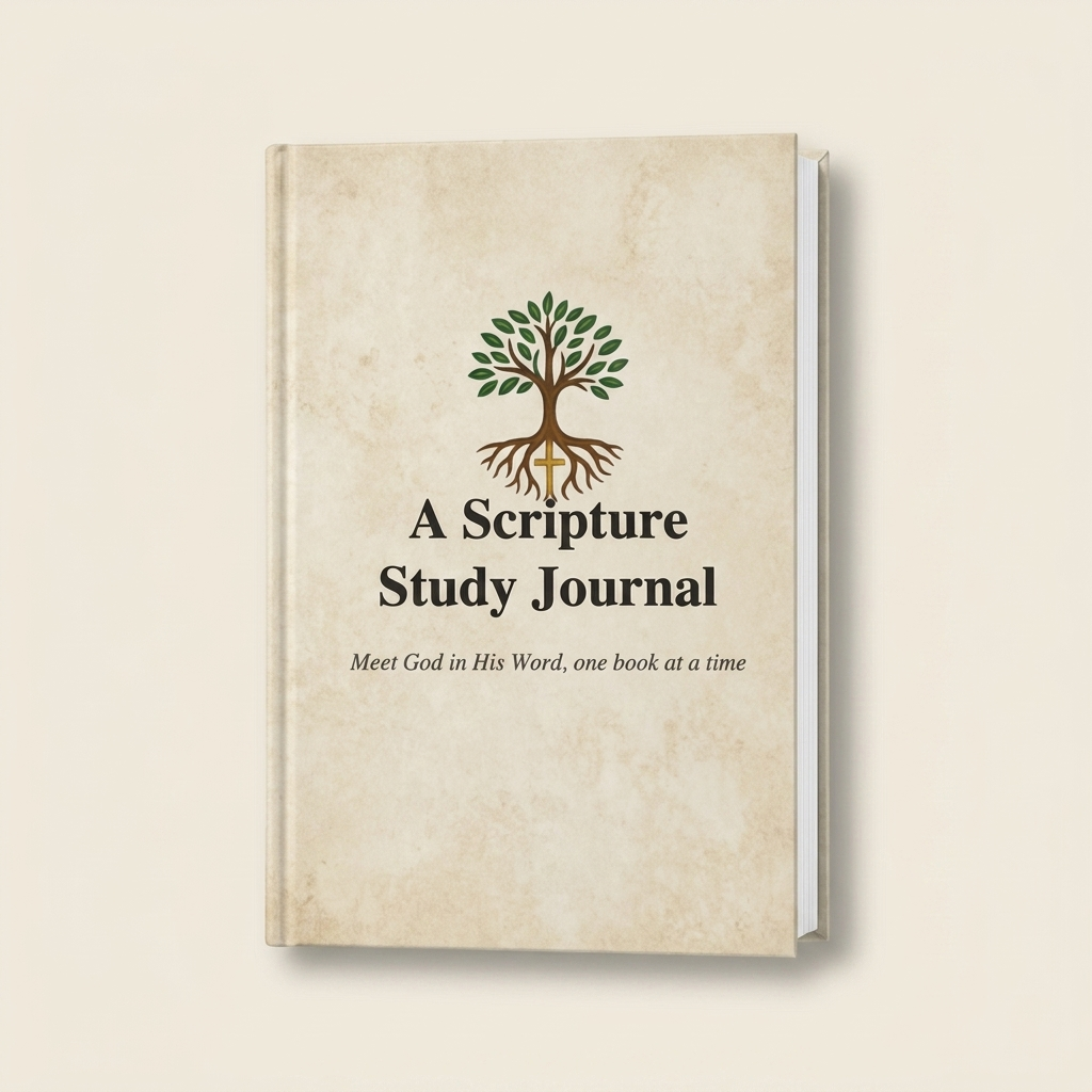 Scripture Study Journal – A Guided Journey Through All 66 Books of the Bible