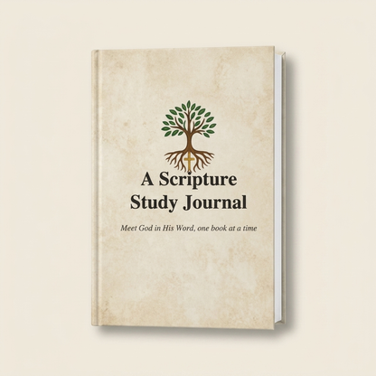 Scripture Study Journal – A Guided Journey Through All 66 Books of the Bible