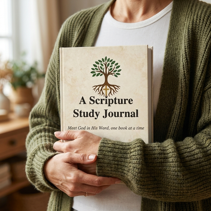 Scripture Study Journal – A Guided Journey Through All 66 Books of the Bible